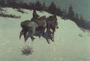 Frederic Remington A Recon-naisance (mk43) oil on canvas